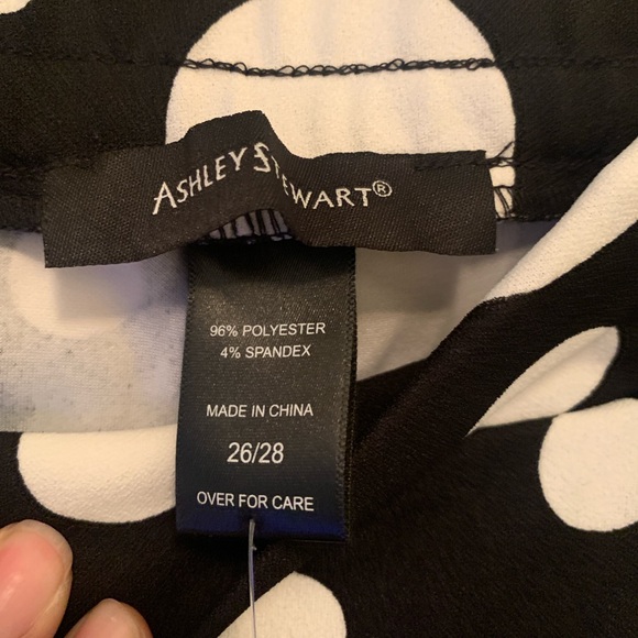 ✨HPx5✨NWT ashley stewart polka dot pants - Picture 5 of 6